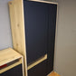 Vitrine Kommode Sideboard + Einlegebodenkanten + Soft Close