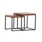 Beistelltisch Tisch +2er Set + Massivholz + Neu auf Lager