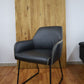 Esszimmerstuhl Stuhl + Metall Gestell +Kunststoff Leder + Neu auf Lager