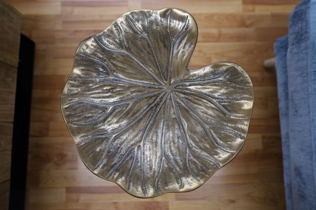 Beistelltisch Couchtisch + Gold-Kupfer-Bronze Farben