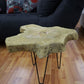 Couchtisch Tisch Beistelltisch + Massivholz + Wurzel-Holz + VOLL & 6 cm