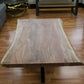 Couchtisch + MASSIVHOLZ Akazie BK + 4cm VOLL + Spider Gestell